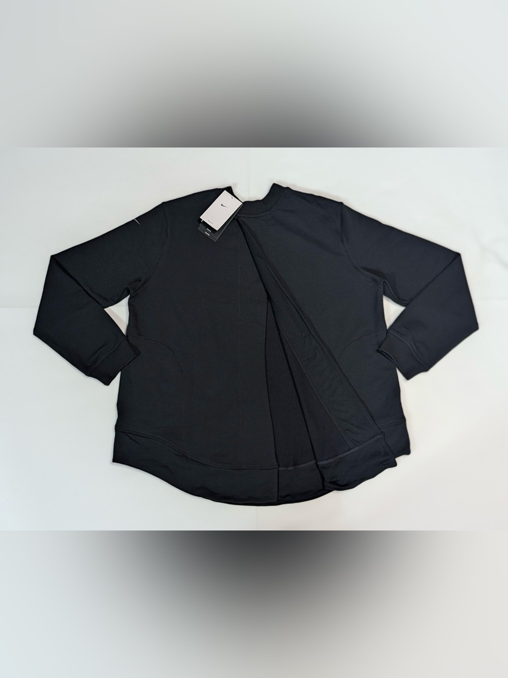 Nike One Women's Reversible Pullover Maternity Top Pregnant Shirt FZ0542-010